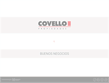 Tablet Screenshot of covello.com.ar
